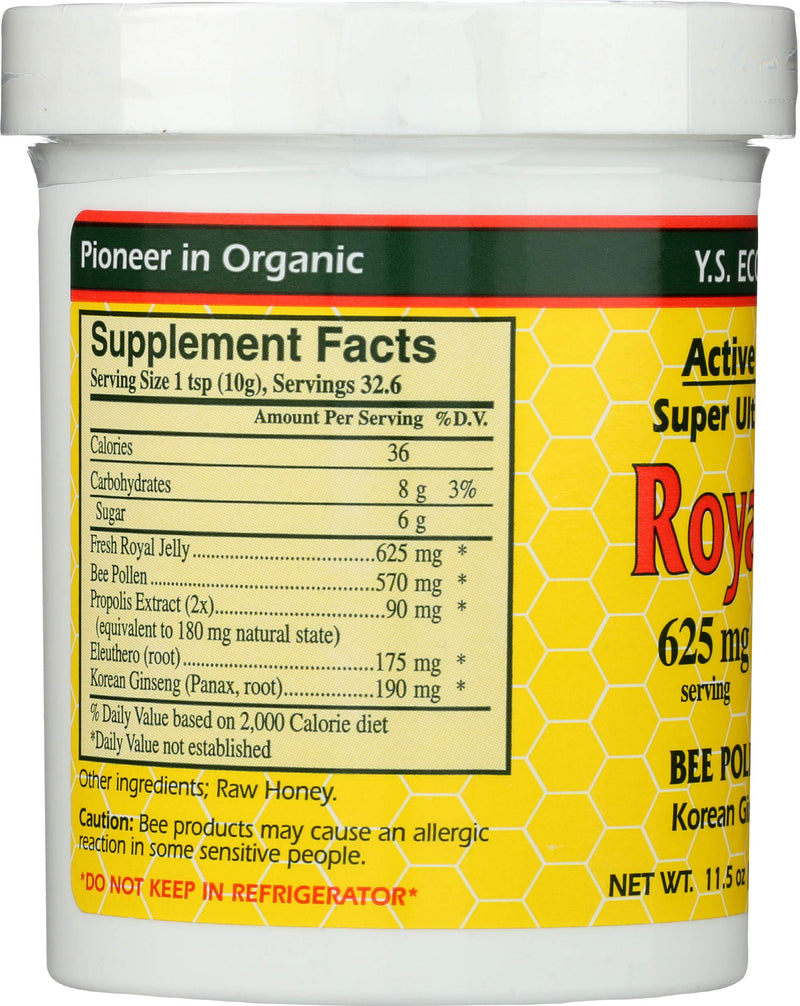 YS Royal Jelly/Honey Bee - Royal Jelly In Honey Ult Strength, 11.5 oz gel