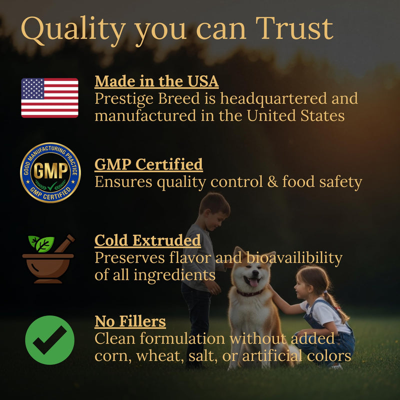 Akita Multivitamins, 90 Count, Made in the USA with Real Bacon.