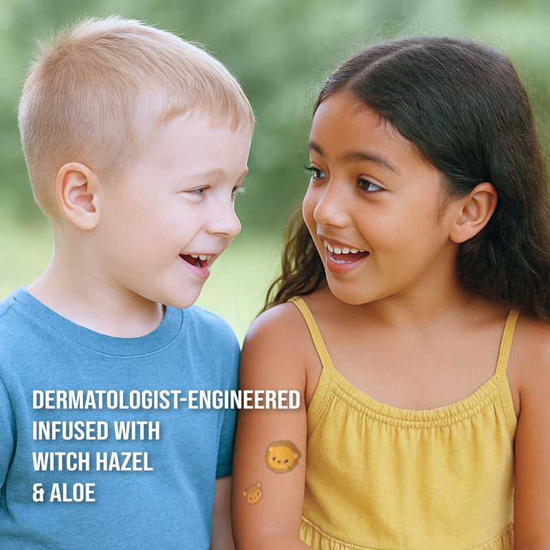Quitch Mosquito Bite Relief Safari Animal Patches, Bug Bite Anti Itch Cream Alternative for Kids and Baby, Insect Bite Relief, After Bite Relief, Travel Essential for Summer Camp, Cruise and Outdoors - BeesActive Australia