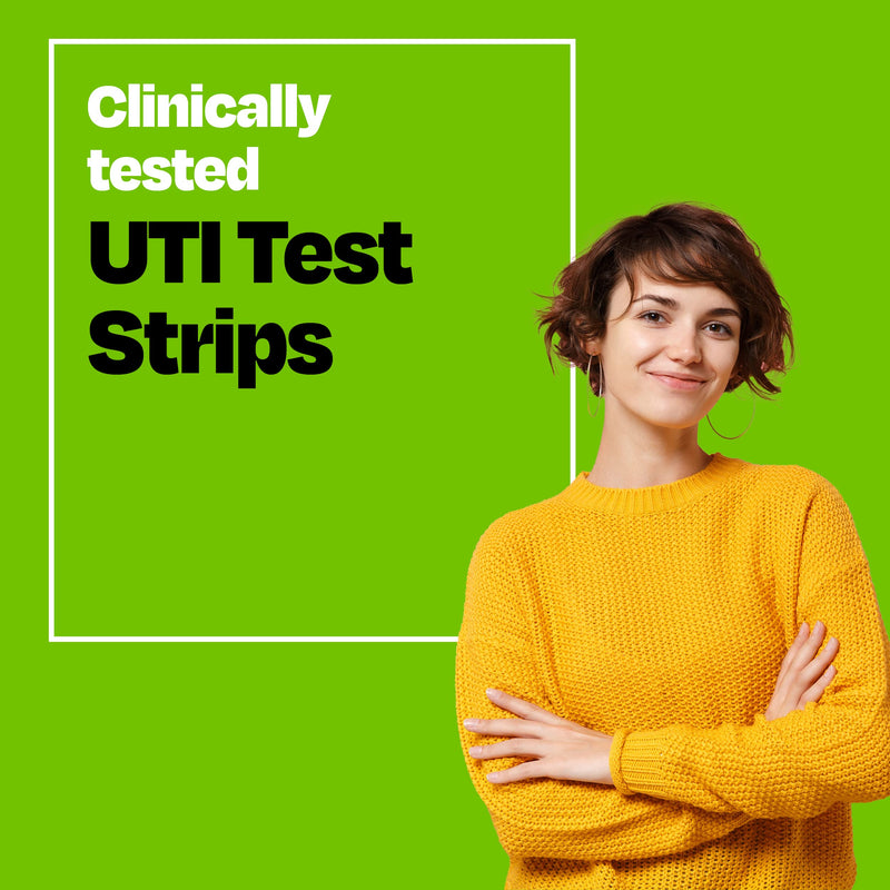 Cystex UTI Test Strips for Women & Men - Fast, At-Home Urinary Tract Infection Test Kit - Detects Leukocytes & Nitrites - Clinically Accurate Results in 2 Minutes - 4 Test Strips per Box Test Strips 4ct