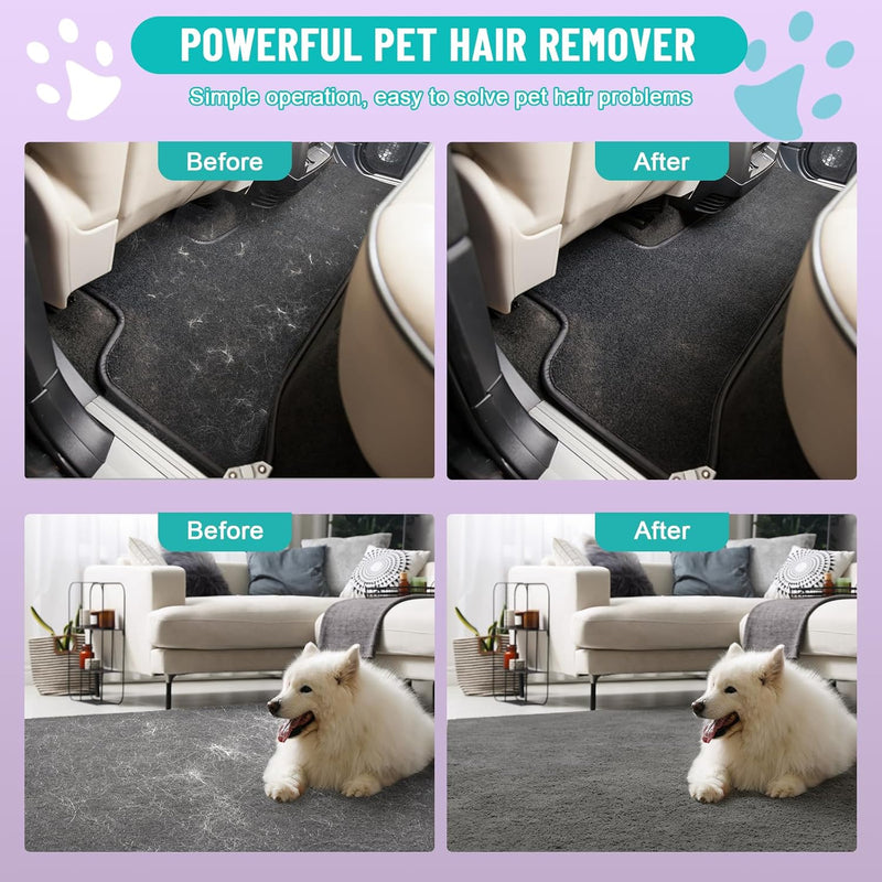 Pet Hair Remover Dog Hair Remover - Cat Hair Remover Furniture,Carpet Rake,Pet Hair Removal Tool,Pet Hair Remover for Couch,Pet Towers,Floor Mats & Rugs - Unique Carpet Scraper & Fur Remover blue - BeesActive Australia