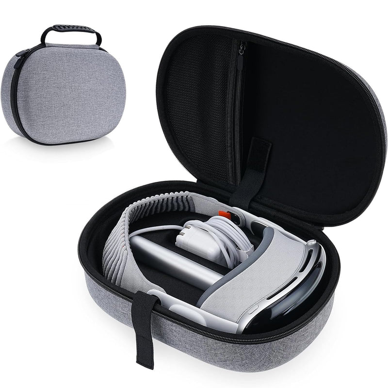 ZOOS for Apple Vision Pro Case Hard Carrying Case for Vision Pro Accessories VR Headset, Shockproof Waterproof Travel Case Storage Bag Compatible with Apple Vision Pro for Travel Home Storage, Grey - BeesActive Australia
