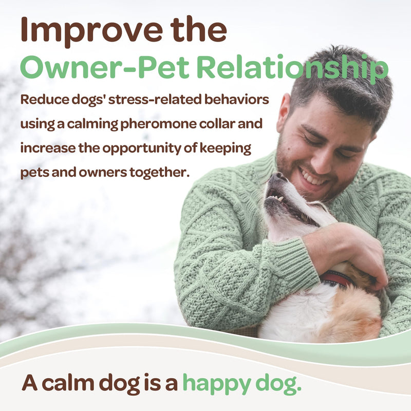 Dog Calming Collar with Pheromones - Zenidog Long-Acting Collar, Dog Calming Pheromone Collar, Long-Acting Pheromones for Dogs, Calming Collar, Dog Calming, Calming Collar for Dogs (Large Dogs) Large Dogs - PawsPlanet Australia