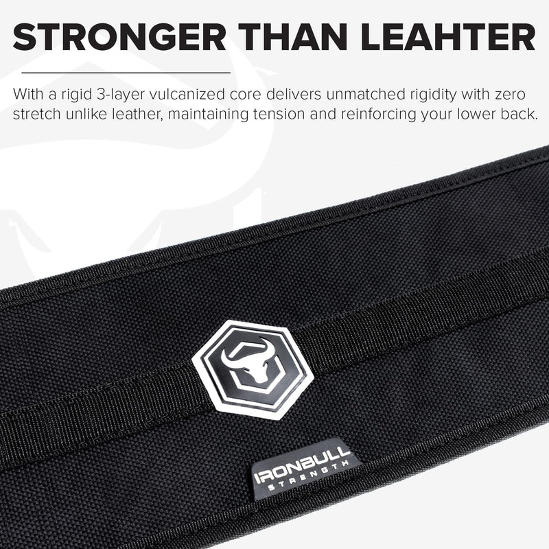 Hybrid Weight Lifting Belt – Heavy Duty Prong Support, Neoprene Interior, Tapered Powerlifting Design – Back Support for Squats, Deadlifts, & Strength Training – Stylish & Rigid Gym Belt for Men & Women Large - BeesActive Australia
