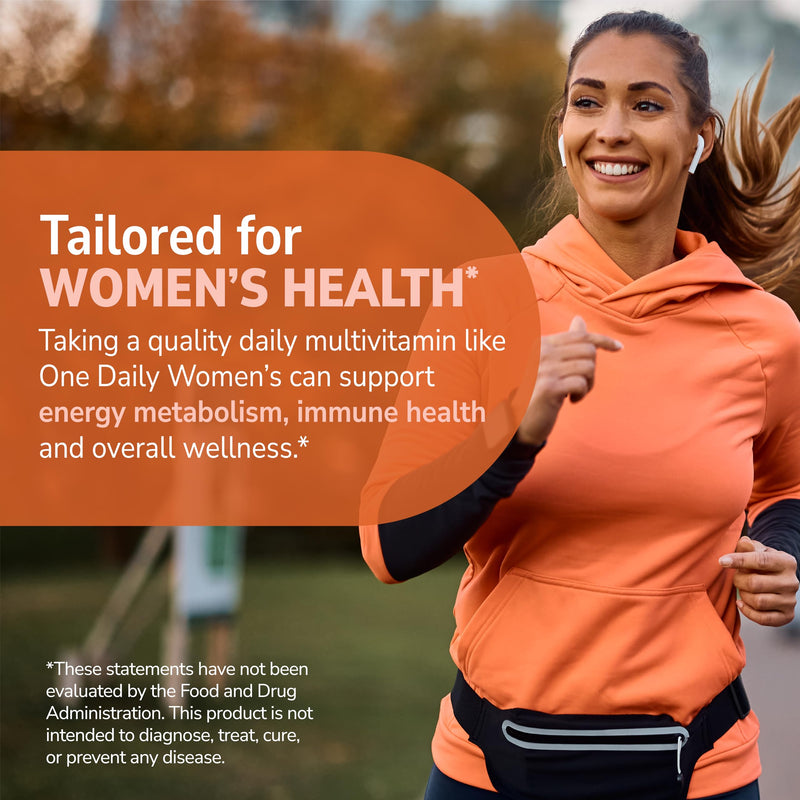 21st Century One Daily Women's Multivitamin Tablets, 100 Count | Complete Daily Multivitamin & Multimineral, Compare VS. One A Day® Women's, Women with 16 Essential Nutrients for Energy 100 Count (Pack of 1)