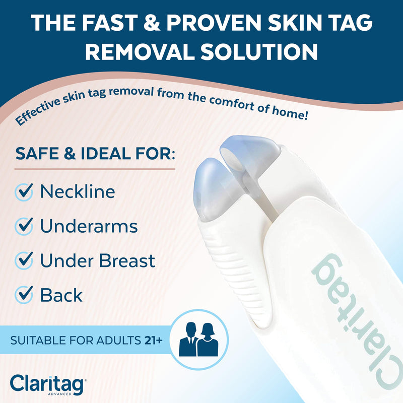 Advanced Skin Tag Remover - FDA-Cleared Device - Only for Skin Tag Removal - Works in 7-14 Days - Up to 10 Treatment Cycles - Cryogenic Freeze-Off Kit - BeesActive Australia