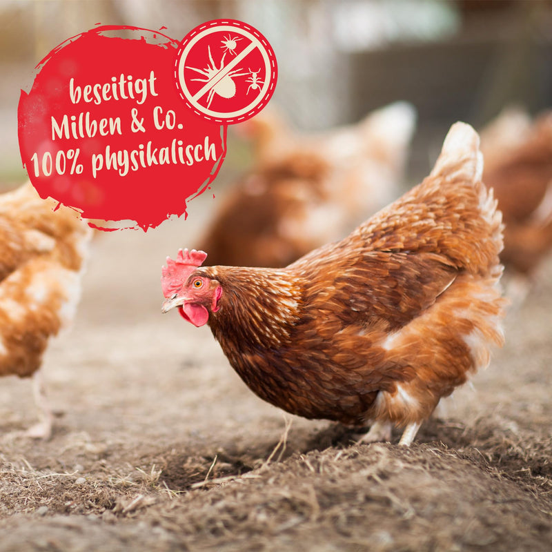 Ida Plus - MitePowder - Naturally against red bird mites - More effective than diatomaceous earth or silica - Ecologically approved - for chickens, quails & other poultry - WITHOUT CHEMICALS - 250g - BeesActive Australia