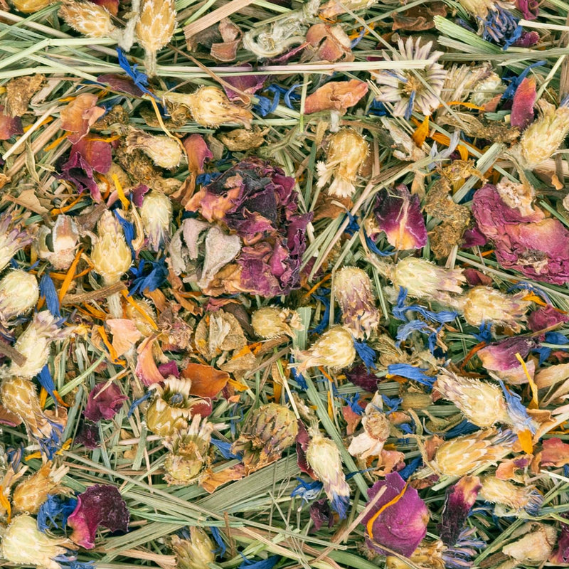 JR Farm hay bowl with flowers 100 g 1 piece (pack of 1) - BeesActive Australia