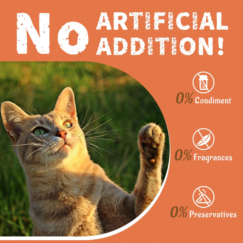 Just Try 23 in 1 Taurine for Cats Vitamins Treats +16 OZ Taurine Treats with Coenzyme Q10 for Cats to Immune, Joint Support Skin