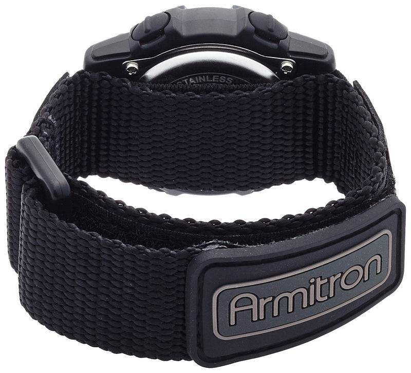Armitron Sport Unisex Digital Chronograph Nylon Strap Watch, 45-7004 Blue - BeesActive Australia