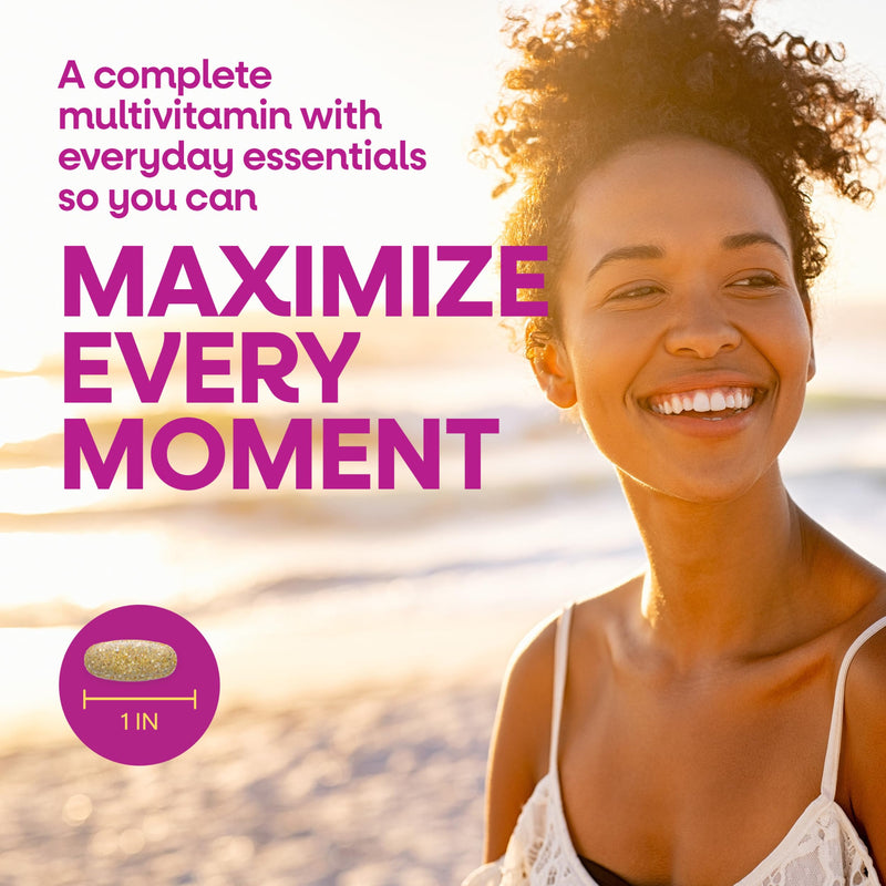 Nature's Way Alive! Complete Multivitamin for Women, Daily Vitamin, 130 ct | Women’s Vitamin Tablets Supports Cellular Energy Metabolism, Hair, Skin & Nails*, B-Vitamins, with Superfood Antioxidants 130 Count (Pack of 1)