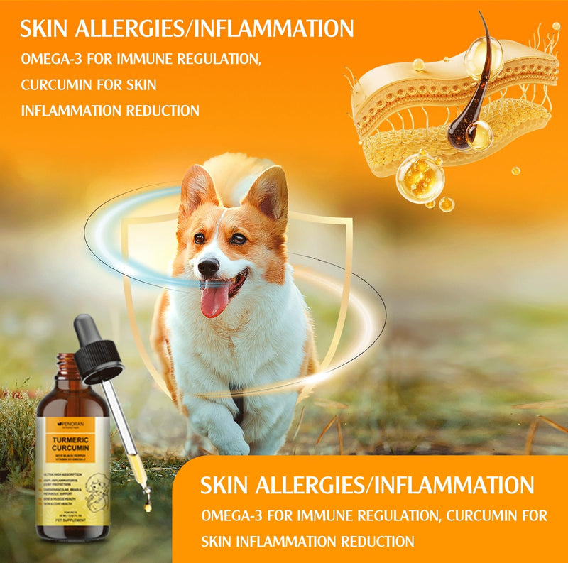 Turmeric Joint care for dogs and senior dogs, Anti-inflammatory, Arthritis Relief, Hip and Joint Pain Relief, Mobility, Flexibility Support, better absorption with 4 in 1 natural formula