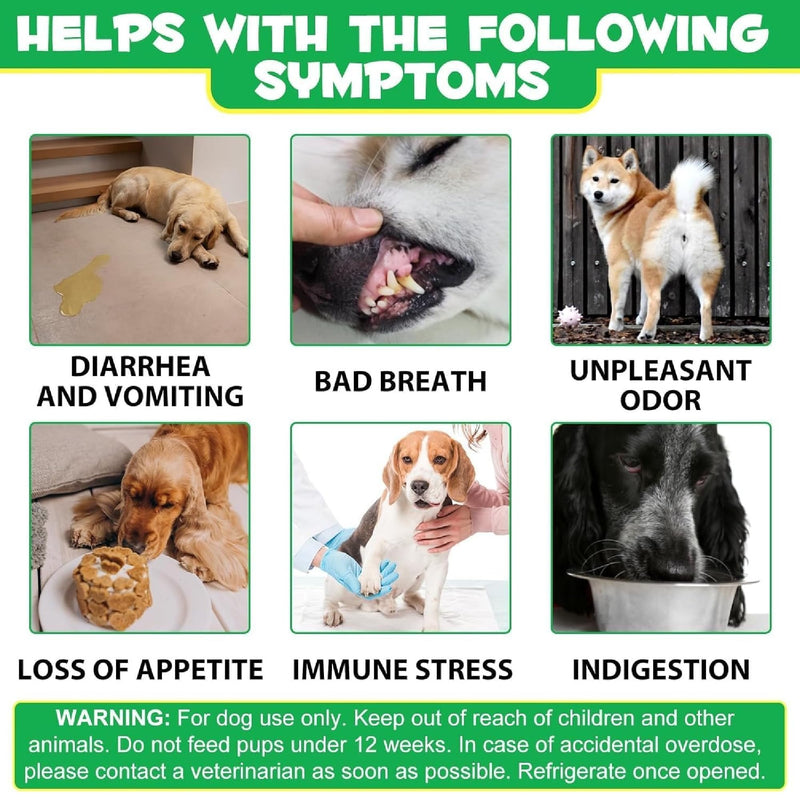 Dog Probiotics for Gut Health – 6 Billion CFU Multi-Strain Digestive Treats – Vet-Formulated Probiotics for Dogs, Dog Diarrhea Treatment, Immune & Skin Support – 60 Duck-Flavoured Chews