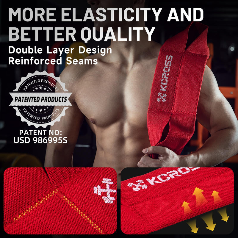 KCROSS Bench Press Band for Men and Women, Weight Lifting Bench Press Band, Push Up Exercise Bench Crimson Force（180-240lbs) - BeesActive Australia