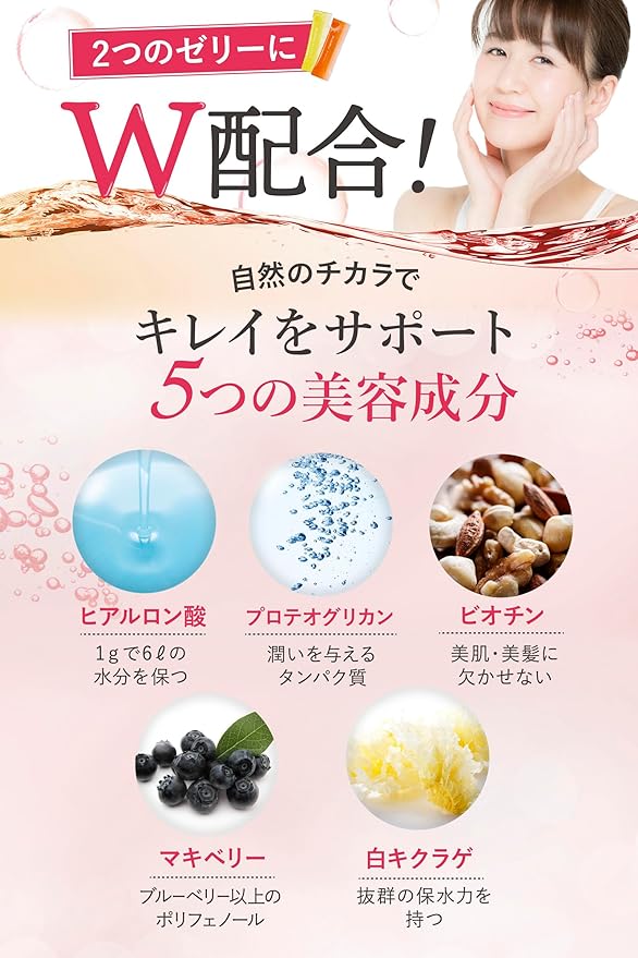 meemo Meemo (Set of 2) Body Care Jelly (Equol + Elastin + Placenta + Ceramide + Shatavari) Pomegranate & Cassis Flavor 30 Days Supply - BeesActive Australia