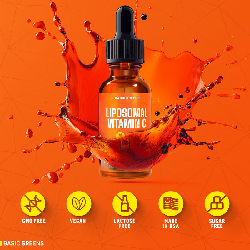 Vitamin C Liposomal Liquid 6000mg for Immune Support Non-GMO, Vegan 2 fl oz 2 Fl Oz (Pack of 1)