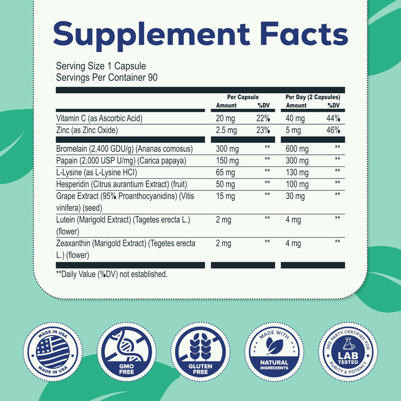 HARO Clear Eye Vitamins, Lutein & Zeaxanthin, Refill Pouch, 90 Capsules | Refill pouch with 90 capsules (45-day supply) designed for the Haro Clear Starter Kit. 90 Count (Pack of 1)