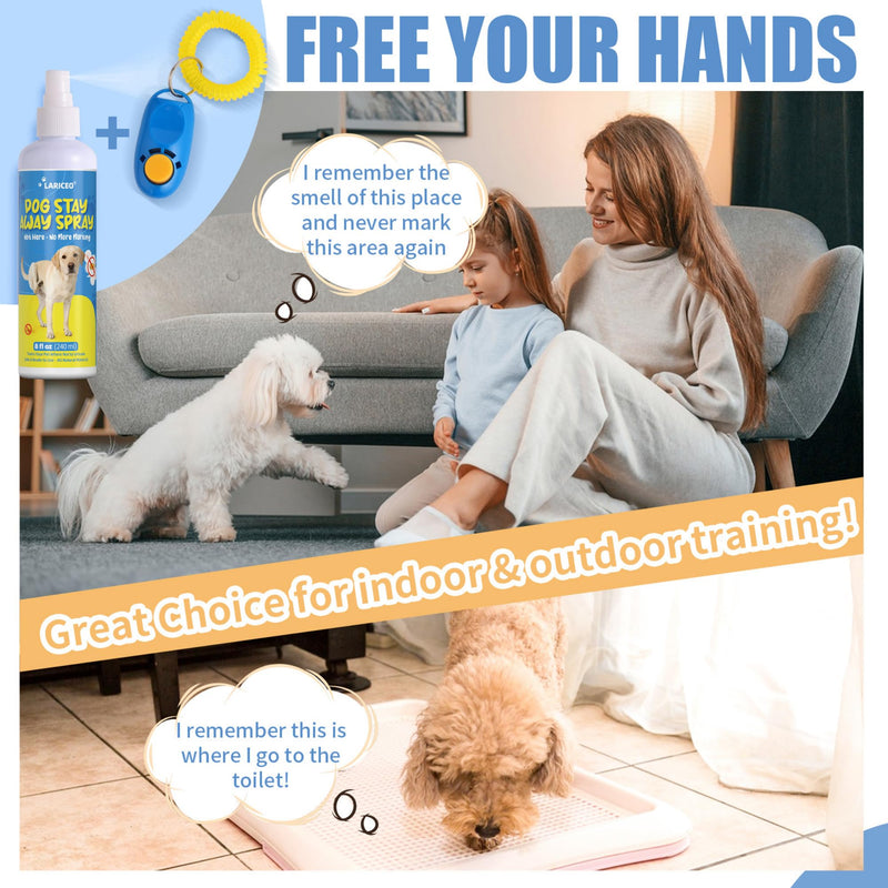 8 Oz Encourages Dog Good Potty Behavior - Pet-Friendly Training Spray for Dogs – Indoor Potty Training Spray for Dogs – Reduces Dog Wrong Marking