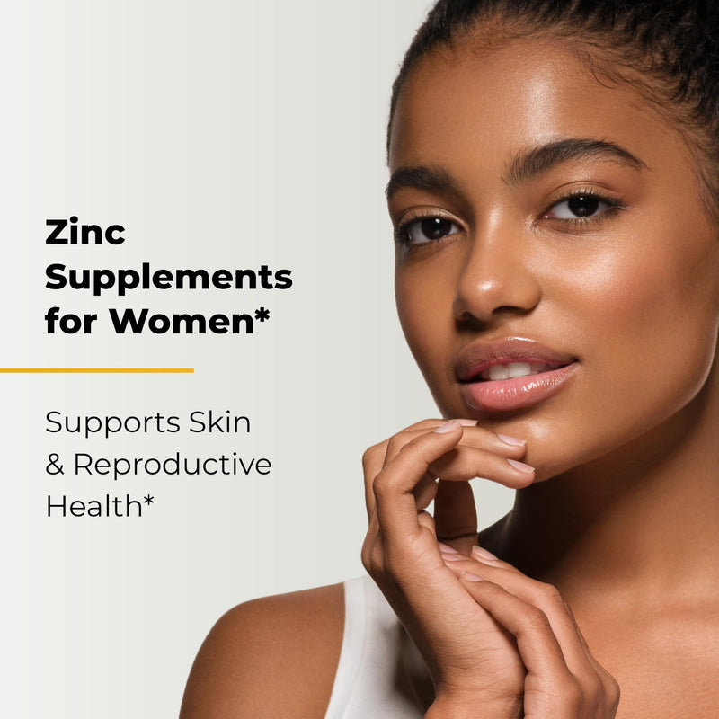 SANDHUHERBALS Zinc 30mg Capsules for Men & Women | 120 Count (Pack of 1) | Zinc Supplements for Immune & Antioxidant Support | Zink 30 mg Supplement Supports Skin Health