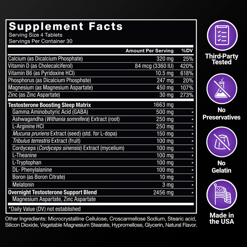 Force Factor Test X180 PM Testosterone Booster for Men, Overnight Testosterone Supplement to Build Muscle, Increase Strength, and Promote Deeper, Healthier Sleep and Recovery, 120 Tablets | Overnight Testosterone Supplement to Build Muscle, Increase St...