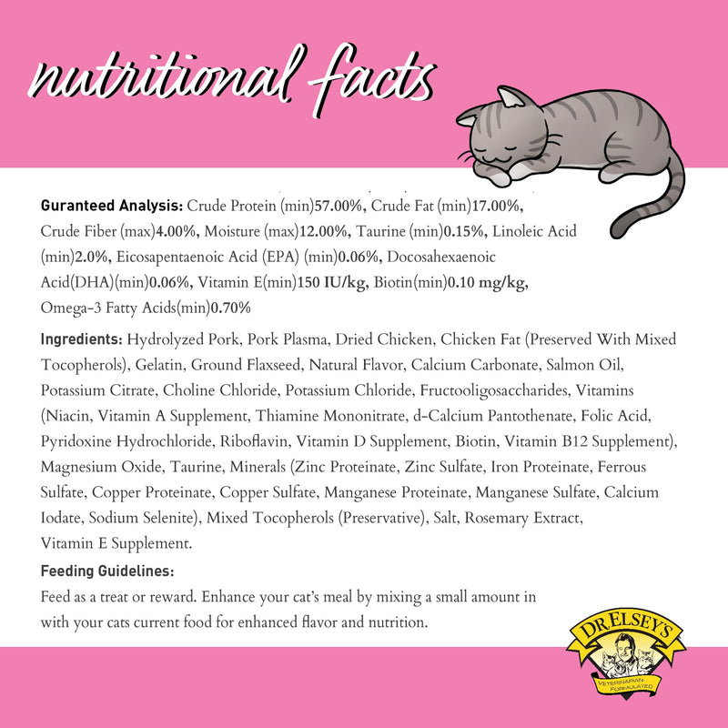 Dr. Elesy's Protein Bites Pork Cat Treats 6oz 1 Count (Pack of 1) - BeesActive Australia