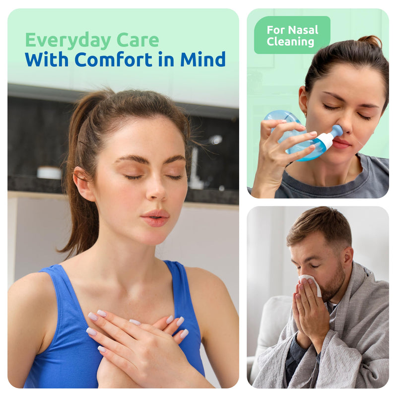6% Saline Solution for Moisturizing of The Airways - Sodium Chloride 6% for Nose & Eyes, Nasal Cleanse for Adults and All Ages - 240ml / 8.12 fl oz - BeesActive Australia