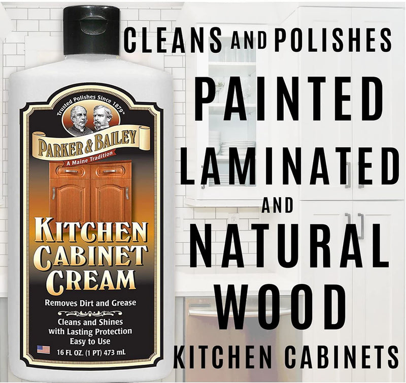 Parker and Bailey Kitchen Cabinet Cream-Wood Cleaner-Grease Remover 16 oz (1) 1 - BeesActive Australia