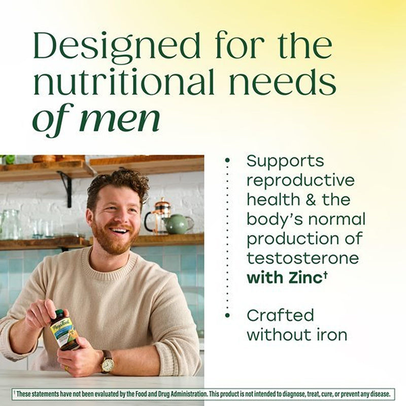 MegaFood One Daily Multivitamin for Men with 21 Nutrients, 90 Tablets | Immune Support, Cellular Energy & Muscle Health, Methylfolate, Methylated B12, C, D3, Zinc, Non-GMO, Vegetarian, 90 Servings Unflavored 90 Count (Pack of 1)