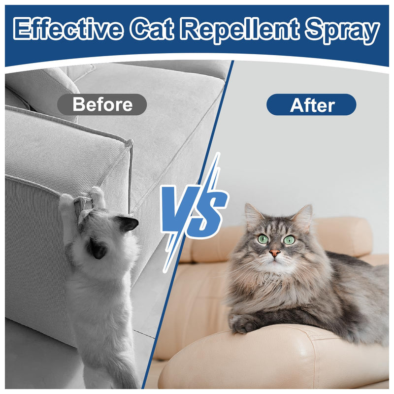 Cat Deterrent Spray. Cat Repellent Indoor for Cat & Kitten. Effective Cat Repellent Spray for Furniture, Plants, Sofas, Indoor & Outdoor Use. 175ML blue - BeesActive Australia