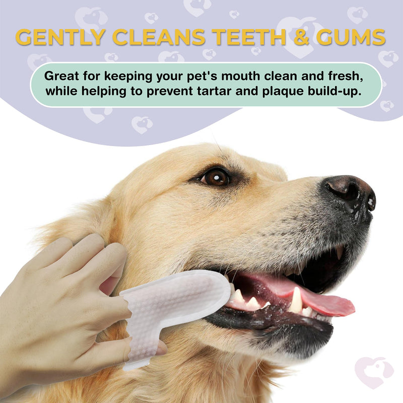 40 Dog Teeth Wipes - Dog Teeth Cleaning Products - Dog Dental Wipes - Teeth Cleaner for Dogs - Dog Tooth Cleaner - Dental Care for Dogs - Dog Tooth Brushing Kit - Dog Teeth Cleaning Kit - Dog Wipes - BeesActive Australia