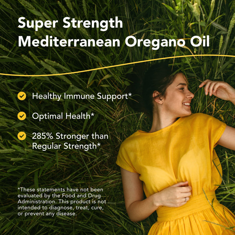 NORTH AMERICAN HERB & SPICE Super Strength Oreganol P73, 120 Softgels - Immune System Support - Vegan Friendly Wild Oregano - Non-GMO - 120 Servings 1