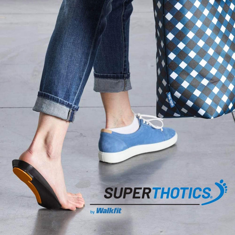 Superthotics by WalkFit | Customizable Orthotic Inserts Arch Support Shoe Insoles for Men & Women, Align The Body to Relieve Plantar Fasciitis, Foot, Hip, Knee & Back Pain (Women's 8.5-10) Women's 8.5-10