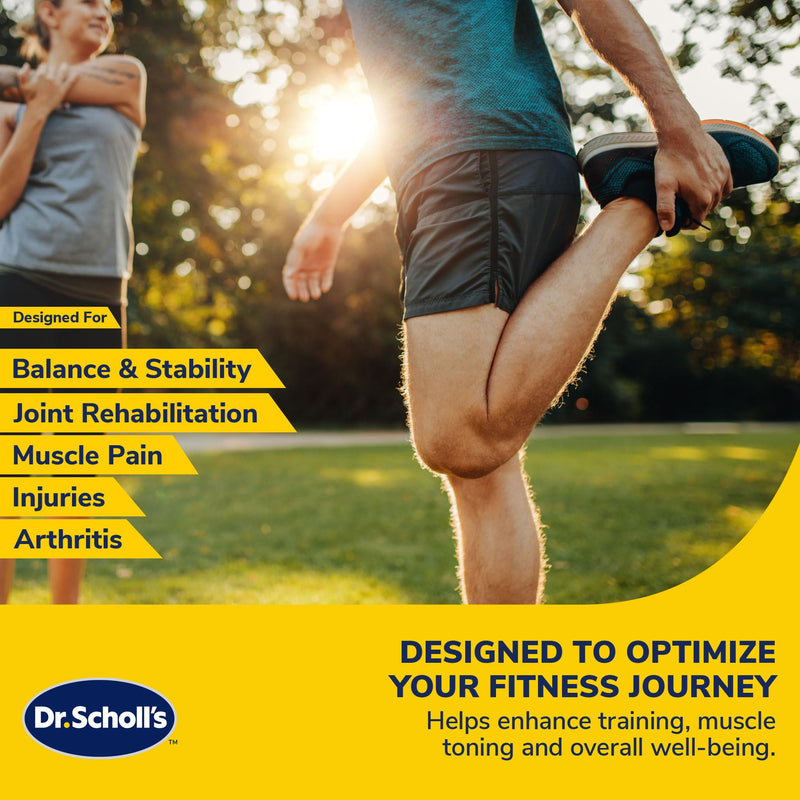 Dr. Scholl's Resistance Band W/Door Anchor (Light Resistance 10lb) - Balance, Stability, Joint Rehabilitation, Muscle Pain, Injuries, Arthritis 15lb - BeesActive Australia