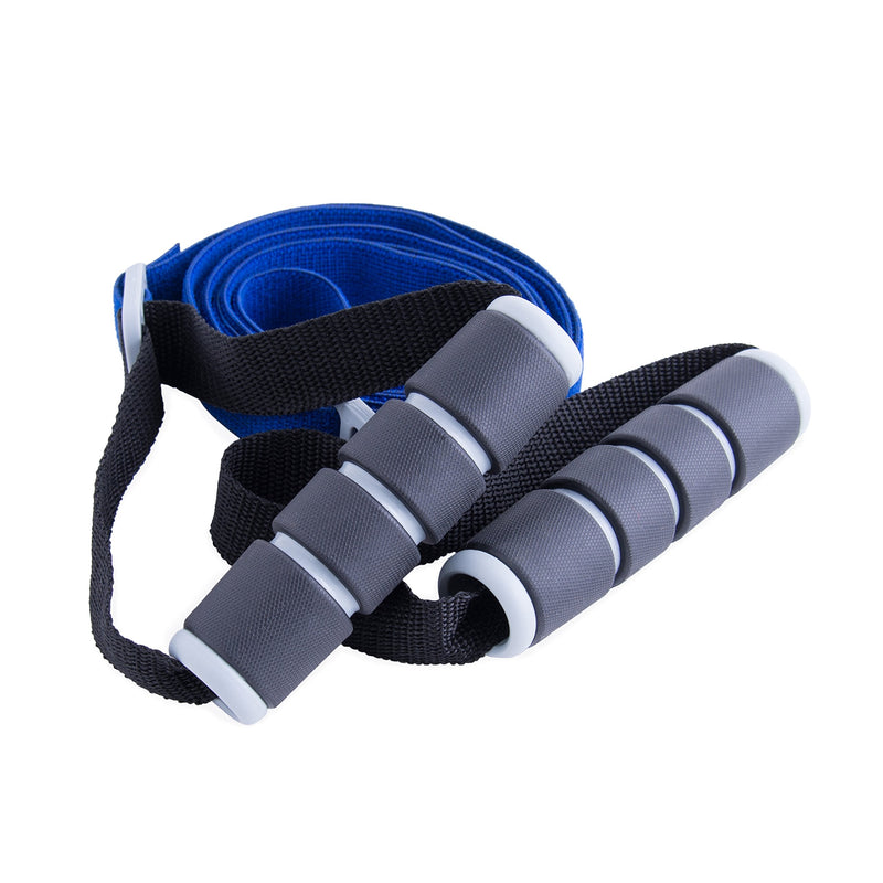 CAP Barbell Elastic Resistant Band with Handles | Multiple Options Medium - Blue - BeesActive Australia