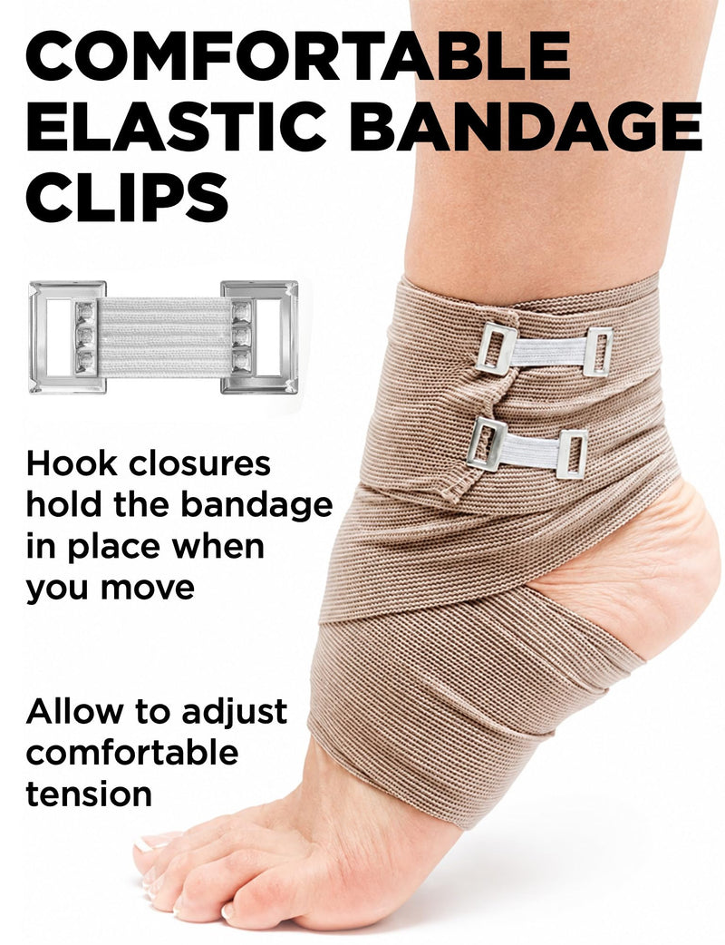 Elastic Bandage Clips - 30 Pack - Bandage Wrap Clips
