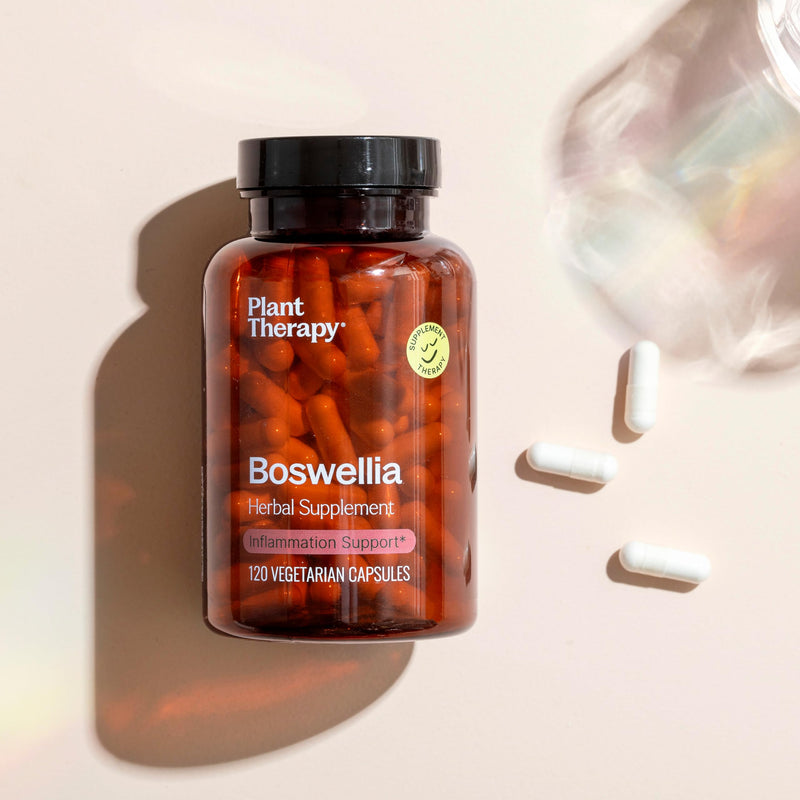 Plant Therapy Boswellia Herbal Supplement Capsules, Supports Joint Flexibility and Comfort, Soothes Discomfort, Promotes Clear, Healthy Skin, 120 Vegetarian Capsules - BeesActive Australia