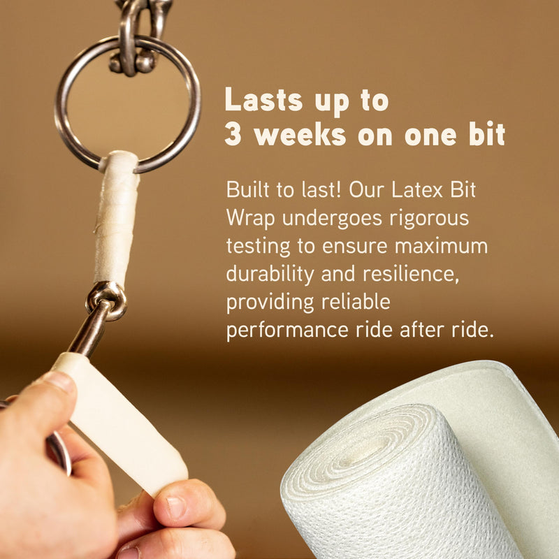 Latex Bit Wrap - Premium, 100% Medical-Grade Latex, Self-Adhering, Latex Horse Bit Wrap- Horse Bit Care, Horse Bit Wrap for Equines - Equine Supplies - 3inch by 1.5 yard - sealtex wrap - BeesActive Australia