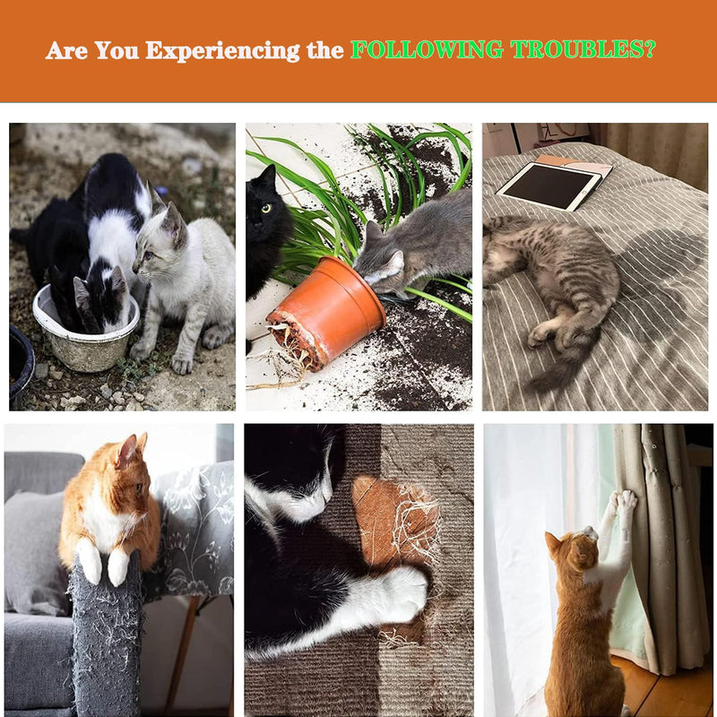 Cat Deterrent Spray, Cat Repellent Spray for Furniture, Cat Repellent Indoor and Outdoor to Keep Cats Away, Cat Scratch Deterrent Training Aid for Furniture, Sofas, Rugs, Curtain (2 * 100ML) - BeesActive Australia
