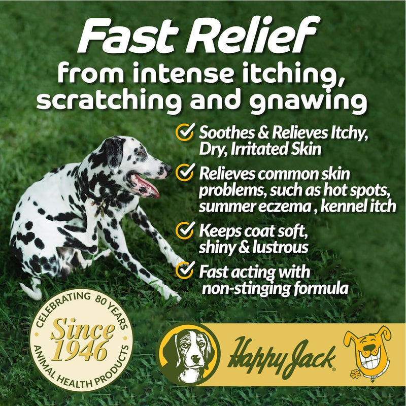 Happy Jack Skin Balm Hot Spot & Itchy Skin Relief for Dogs, Cats & Horses (4 oz), Softens, Aids Healing of Hot Spots, Fast Relief to Intense Itching, Scratching & Gnawing - PawsPlanet Australia