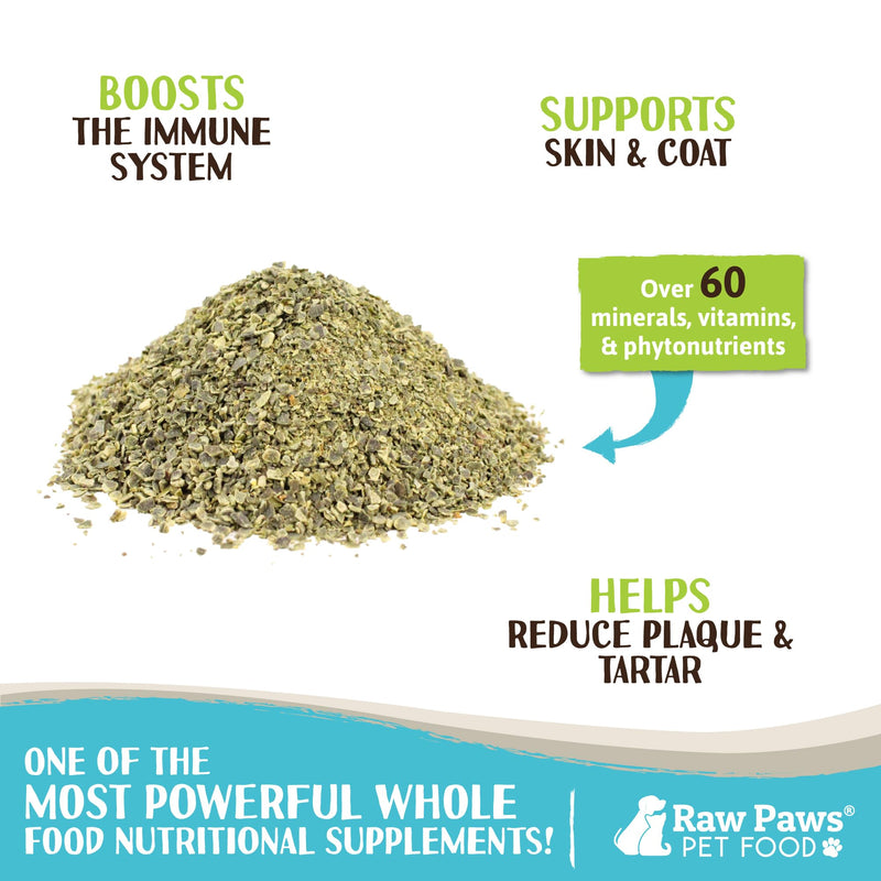 Raw Paws Organic Pumpkin & Kelp Supplements for Dogs & Cats Bundle - Organic Pumpkin Powder (8-oz) & Organic Kelp Powder (8-oz) - For Thyroid, Digestive & Immune Health, Diarrhea & Constipation Relief