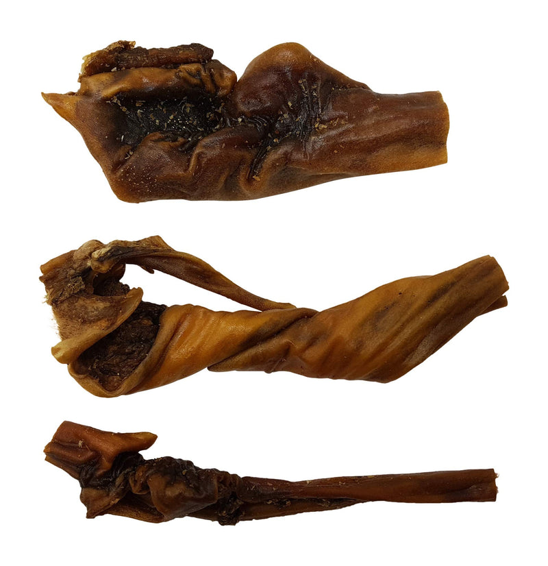 Food4Pets Horse Scalp Dog Treats 250g - 100% Horse Skin, Natural Dental Care & Chew Snack for Dogs - BeesActive Australia