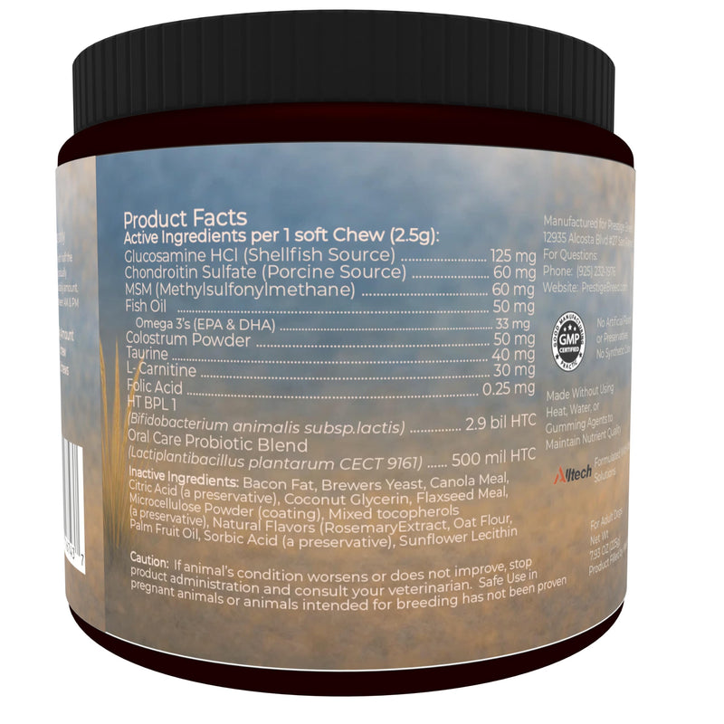 Bichon Frise Multivitamins, 90 Count, Made in the USA with Real Bacon.