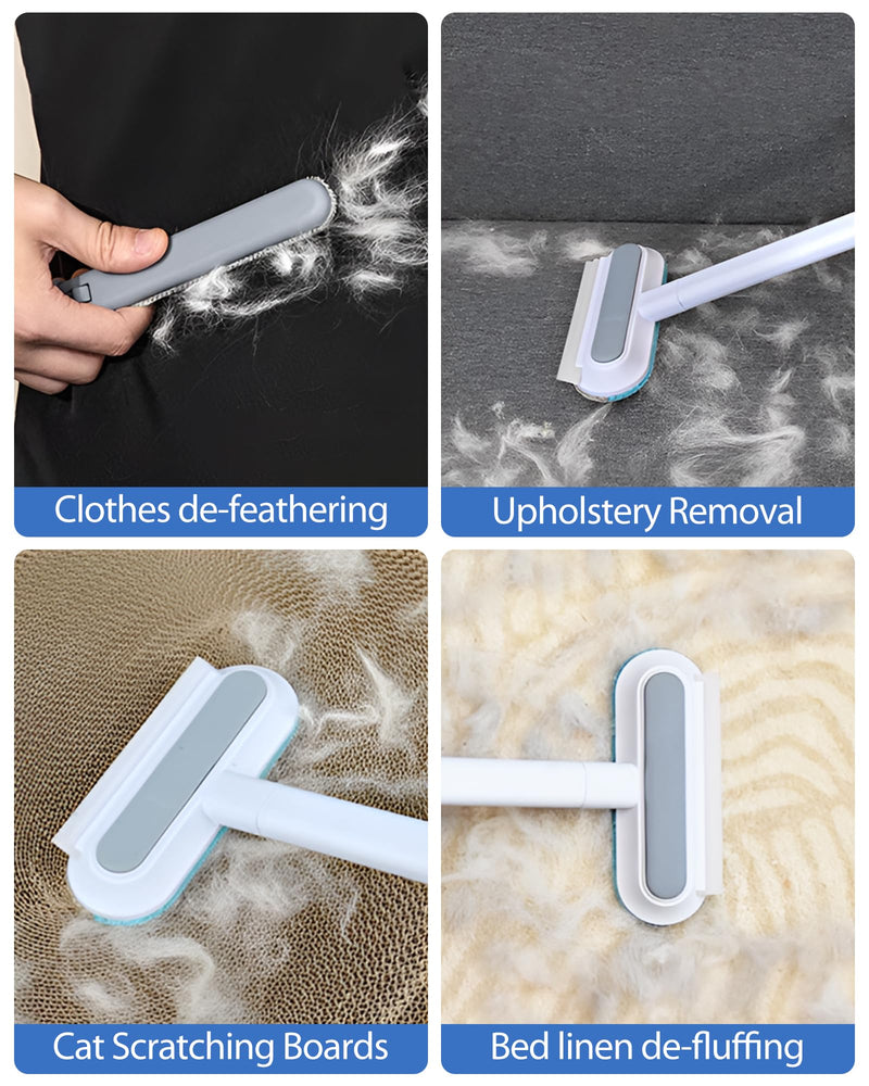 Cat Hair Remover Furniture, Pet Hair Removal for Car, Dog Hair Removal Tool with Long Handle, Pet Hair Removal Tool for Car, Sofas, Clothes, Pet Beds, Carpets, Bedding, Car Mats - BeesActive Australia