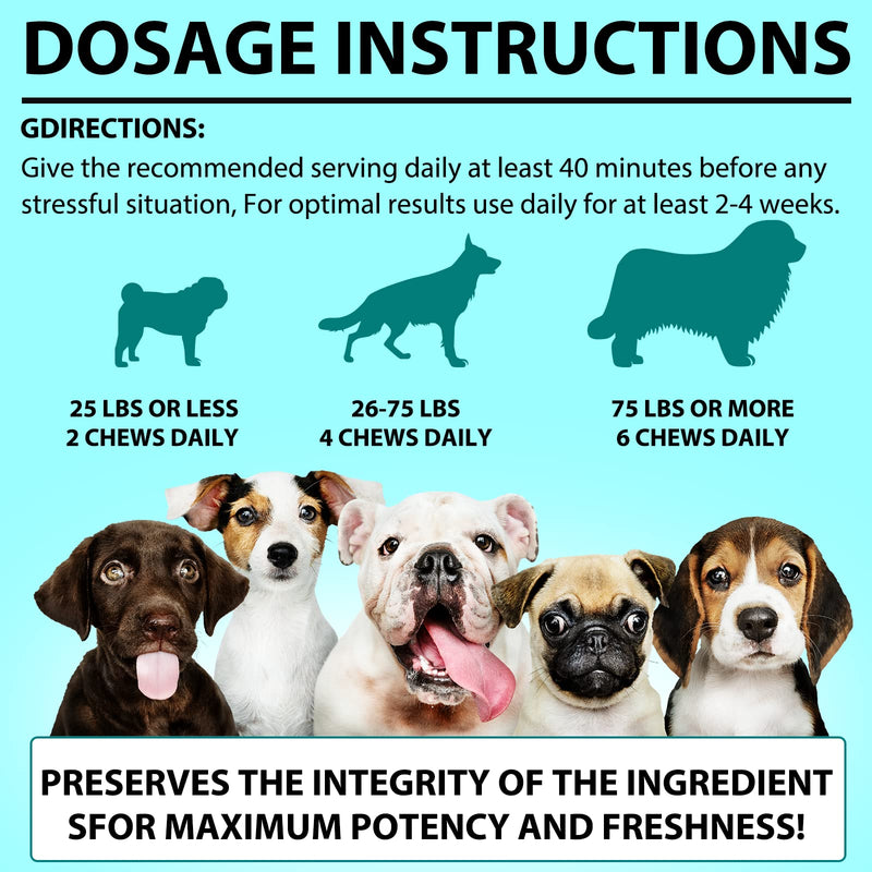 Hemp Calming Chews for Dogs, Dog Calming Treats, Dogs Anxiety Relief Treats, for Fear, Separation Anxiety, Barking, Hyperactivity, Reactivity, Aggression, Chicken Flavor, 110pcs (Bacon Flavor)