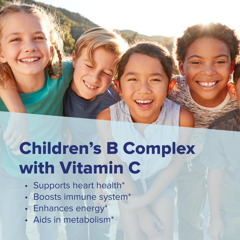 Superior Source Children?s B Complex with Vitamin C - Multivitamin for Heart Health Support - Folic Acid Supplement for Kids - Immune Support Formula with Vitamin C - 60 Instant Dissolve Tablets