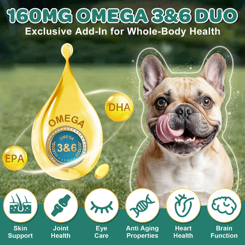 ZEBORA Salmon Oil for Dogs, Probiotics for Dogs
