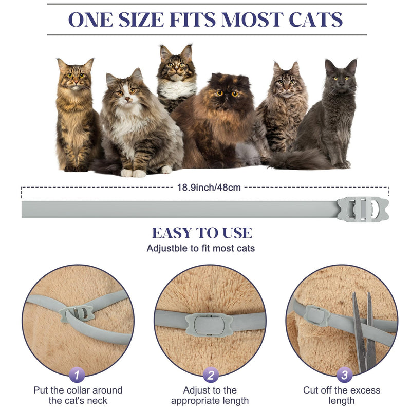 Glovv Effective Flea Collar for Cats, Tick and Flea Control for Cats Provides Up to 16 Months, Comfortable Flea and Tick Prevention Collars for Cats (2 Pack) - BeesActive Australia