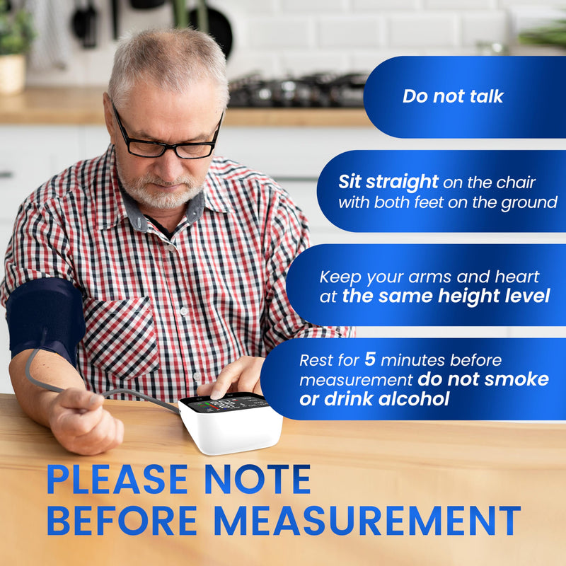 Upper Arm Blood Pressure Monitor for Home Use, FDA-Cleared FSA&HSA Eligible Medium