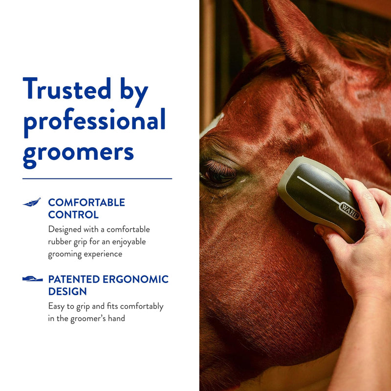 WAHL Professional Animal Equine Grooming Face Horse Brush - Black Face Brush - BeesActive Australia