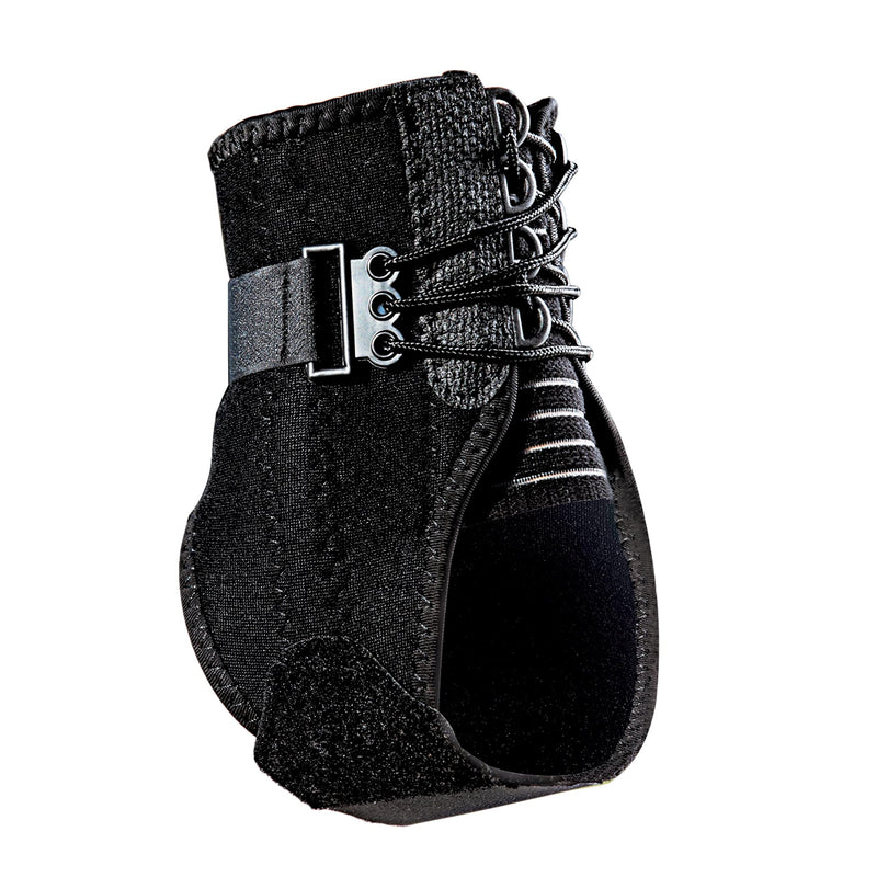 ACE Ankle Brace with Side Stabilizers, Adjustable, Black, 1/Pack 1 Count (Pack of 1)